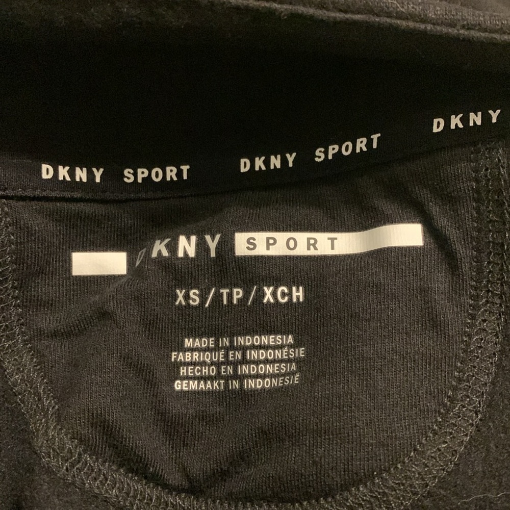 DKNY Sport Quarter Zip Logo Dress - Picture 9 of 12